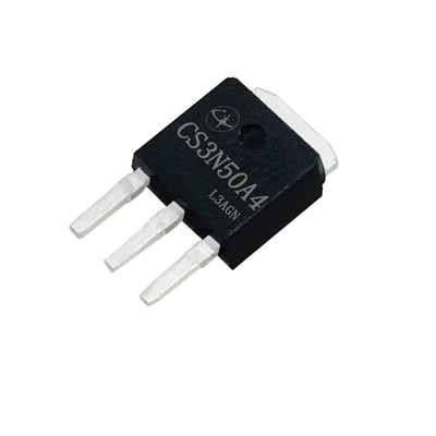 3A 500V 2.85Ω TO-251 हाई पावर MOSFET इंडस्ट्रियल मल्टीस्क्रीन एन-चैनल मोस