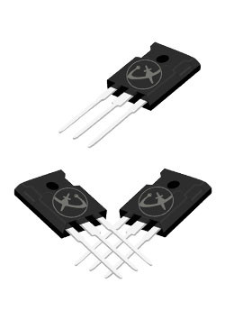 650V-1200V इन्वर्टर आईजीबीटी 20KHz-60KHz बिजली अनुप्रयोगों के लिए वेल्डिंग मशीनों