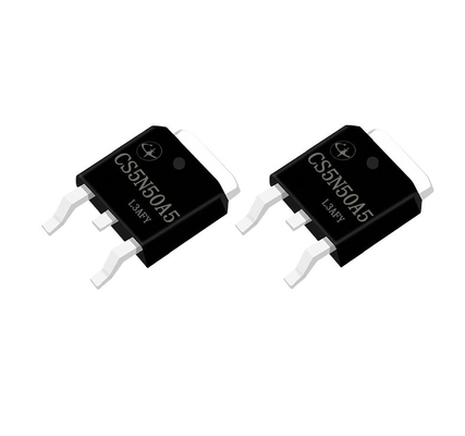 TO-252 सतह माउंट उच्च शक्ति अर्धचालक 5A 500V 1.33Ω हेयर ड्रायर के लिए