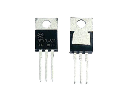 40A45V SBT40L45CT निम्न अग्रेषित वोल्टेज TO-220AB उच्च वर्तमान क्षमता