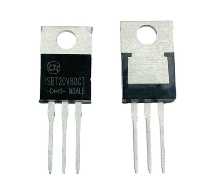 20A80V SBT20V80CT फास्ट स्विचिंग स्पीड रेक्टिफायर के लिए कम वीएफ स्कॉटकी डायोड