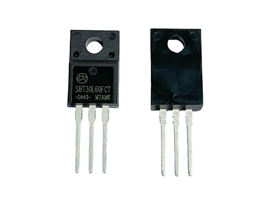30A60V SBT30L60FCT पावर मैनेजमेंट के लिए Rohs अनुपालन कम VF Schottky डायोड