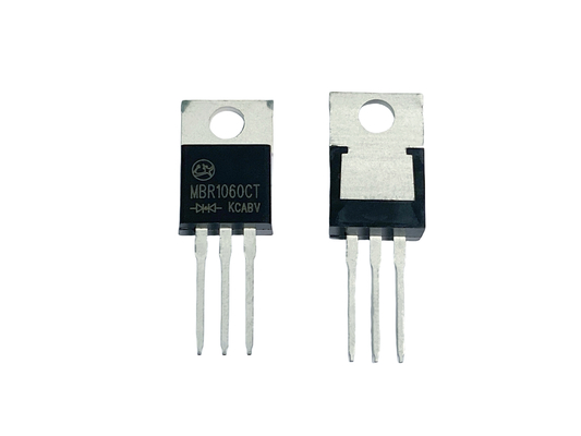 प्रकाश समाधान के लिए 10A60V MBR1060CT कम आगे वोल्टेज ड्रॉप स्कॉटकी बैरियर डायोड