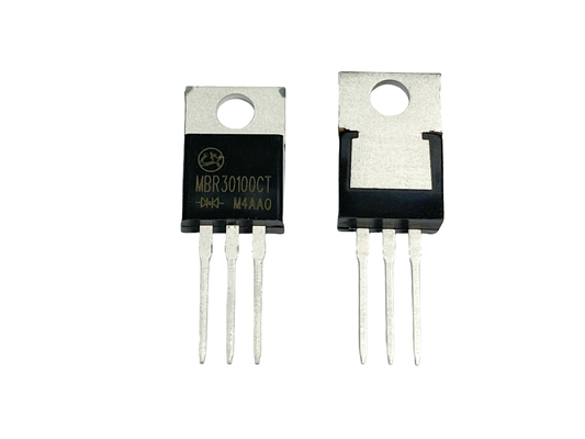 30A100V MBR30100CT उच्च रिवर्स संतृप्ति धारा के साथ कम VF Schottky डायोड