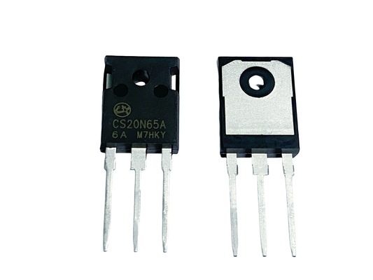 20A650V CS20N65A6 एन चैनल हाई वोल्टेज MOSFET 100% हिमस्खलन परीक्षण