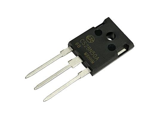 स्विच मोड बिजली आपूर्ति के लिए 28A500V CS28N50A6 उच्च ब्रेकडाउन वोल्टेज MOSFET
