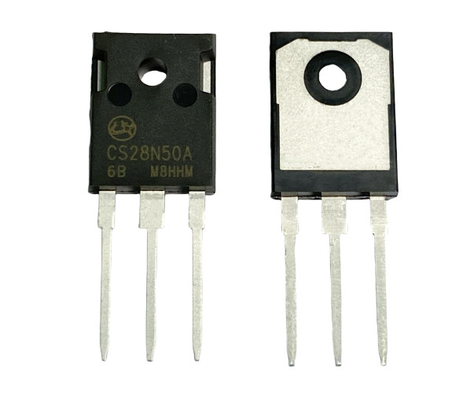 स्विच मोड बिजली आपूर्ति के लिए 28A500V CS28N50A6 उच्च ब्रेकडाउन वोल्टेज MOSFET