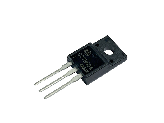 7A600V उच्च ब्रेकडाउन वोल्टेज मोस्फेट CS7N60A2 से 220F कम सीआईएस के साथ