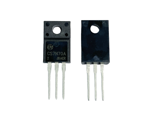 7A700V TO-220F CS7N70A2 HV MOSFET मोटर कंट्रोल स्विच मोड पावर सप्लाई के लिए