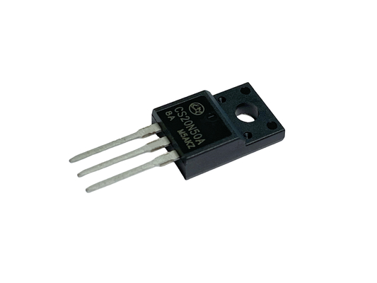 20A500V उच्च वोल्टेज MOSFET एन प्रकार CS20N50A8 TO-220F बिजली आपूर्ति के लिए