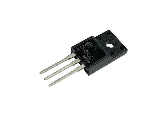 18A500V CS18N50A8 TO-220F निर्बाध बिजली आपूर्ति के लिए मोटी फ्रेम उच्च वोल्टेज मोस्फेट