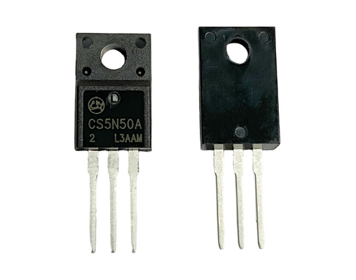 उच्च वोल्टेज अनुप्रयोगों के लिए 5A500V CS5N50A2 उच्च वोल्टेज MOSFET 100% हिमस्खलन परीक्षण N चैनल