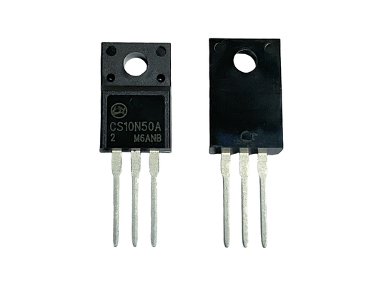 10A500V उच्च वोल्टेज कम प्रतिरोध MOSFET पावर रूपांतरण के लिए बढ़ी हुई दक्षता और स्थायित्व