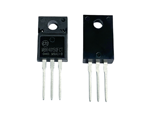 40A150V स्कोट्की डायोड इष्टतम प्रदर्शन MBR40150FCT के लिए कम आगे वोल्टेज गिरावट