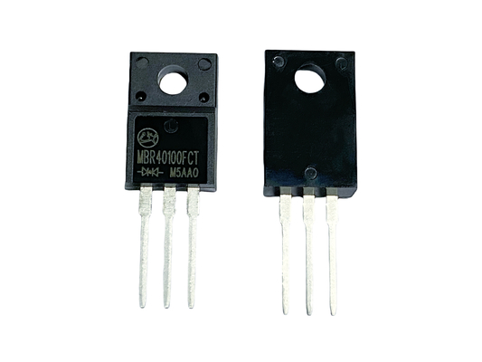40A 100V किफायती तेजी से स्विचिंग स्पीड ओवर वोल्टेज सुरक्षा के लिए सुरक्षा MBR40100FCT