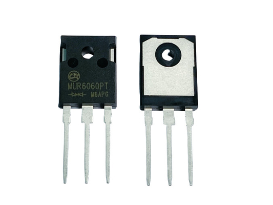 60A600V उच्च गति स्विचिंग डायोड के साथ कम रिसाव वर्तमान MUR6060PT