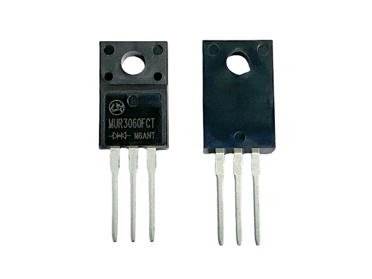 30A600V उच्च विश्वसनीयता त्वरित रिकवरी डायोड के लिए सुधार MUR3060FCT